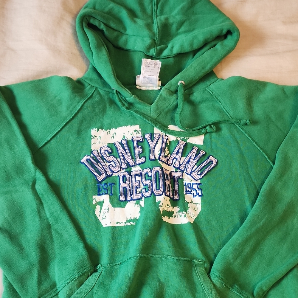 Disneyland Resort Green Hoodie womens size small